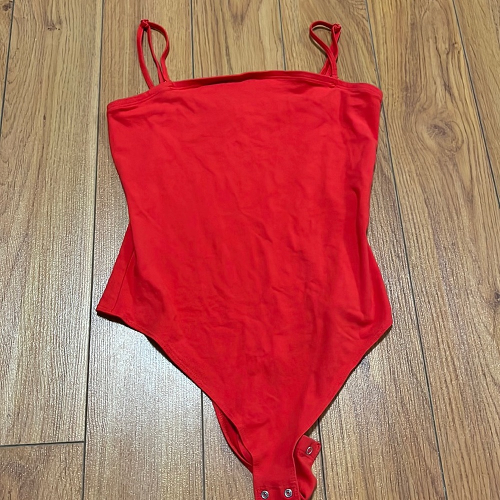 NWOT Garage red bodysuit
